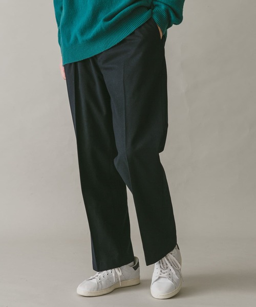 URBAN RESEARCH DOORS(アーバンリサーチドアーズ)の「ウールライクワイドパンツ(その他パンツ・メンズ・チャコールグレー/ネイビー・MEDIUM/LARGE)」の15枚目の写真