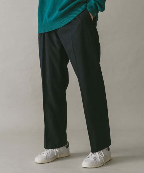 URBAN RESEARCH DOORS(アーバンリサーチドアーズ)の「ウールライクワイドパンツ(その他パンツ・メンズ・チャコールグレー/ネイビー・MEDIUM/LARGE)」の16枚目の写真