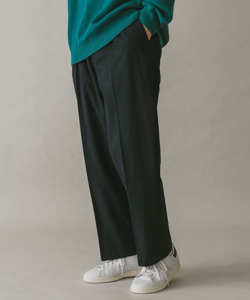 URBAN RESEARCH DOORS(アーバンリサーチドアーズ)の「ウールライクワイドパンツ(その他パンツ・メンズ・チャコールグレー/ネイビー・MEDIUM/LARGE)」の17枚目の写真