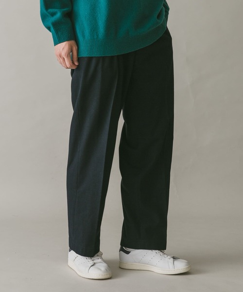 URBAN RESEARCH DOORS(アーバンリサーチドアーズ)の「ウールライクワイドパンツ(その他パンツ・メンズ・チャコールグレー/ネイビー・MEDIUM/LARGE)」の20枚目の写真