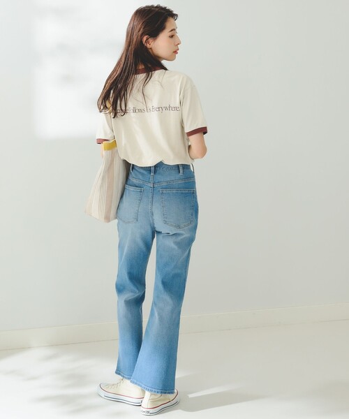 B:MING by BEAMS（ビーミングバイビームス）の「B:MING by BEAMS / リサイクル フレア デニム（デニムパンツ・レディース・ブルー系その他/ライトインディゴブルー・MEDIUM/SMALL）」の4枚目の写真