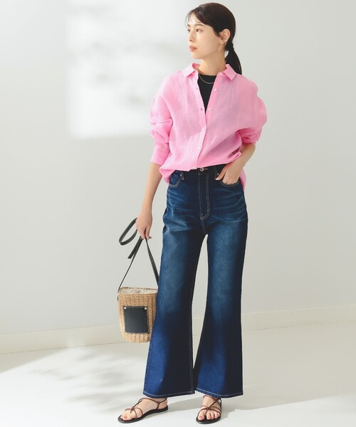 B:MING by BEAMS（ビーミングバイビームス）の「B:MING by BEAMS / リサイクル フレア デニム（デニムパンツ・レディース・ブルー系その他/ライトインディゴブルー・MEDIUM/SMALL）」の6枚目の写真