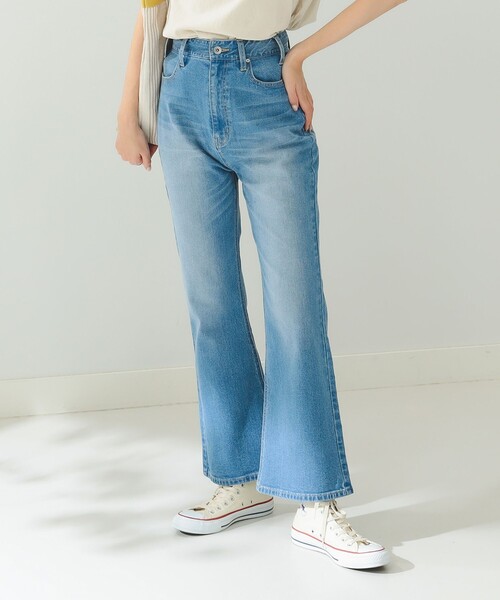 B:MING by BEAMS（ビーミングバイビームス）の「B:MING by BEAMS / リサイクル フレア デニム（デニムパンツ・レディース・ブルー系その他/ライトインディゴブルー・MEDIUM/SMALL）」の9枚目の写真