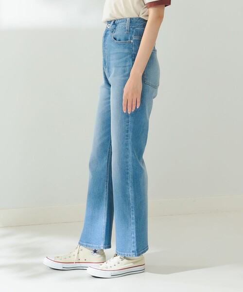 B:MING by BEAMS（ビーミングバイビームス）の「B:MING by BEAMS / リサイクル フレア デニム（デニムパンツ・レディース・ブルー系その他/ライトインディゴブルー・MEDIUM/SMALL）」の10枚目の写真