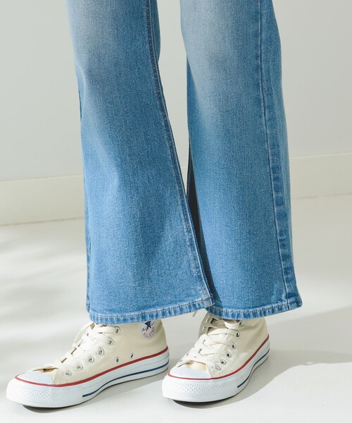 B:MING by BEAMS（ビーミングバイビームス）の「B:MING by BEAMS / リサイクル フレア デニム（デニムパンツ・レディース・ブルー系その他/ライトインディゴブルー・MEDIUM/SMALL）」の14枚目の写真