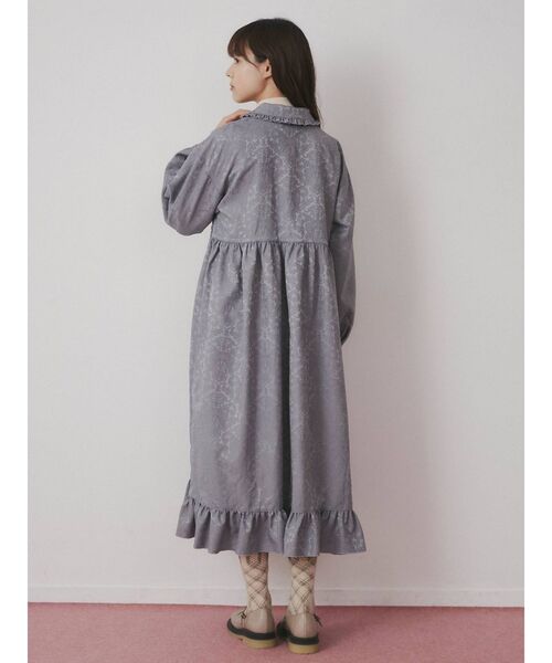 merry jenny(メリージェニー)の「bearジャガードシャツワンピース(シャツワンピース・レディース・ブラウン/ブルー/ブラック・FREE)」の7枚目の写真