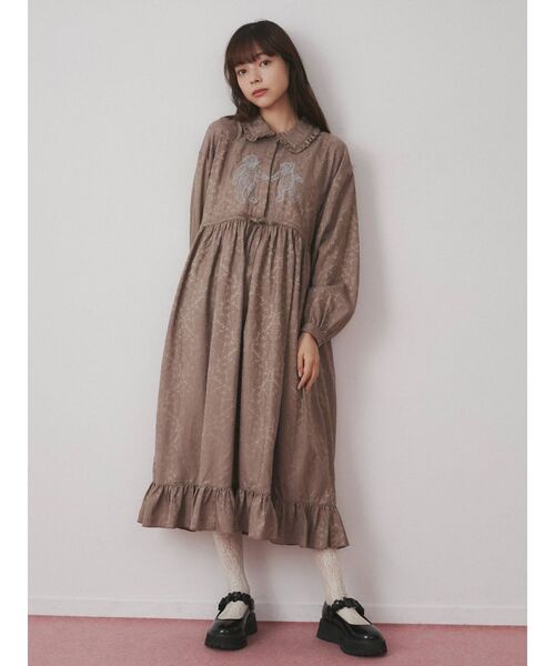 merry jenny(メリージェニー)の「bearジャガードシャツワンピース(シャツワンピース・レディース・ブラウン/ブルー/ブラック・FREE)」の19枚目の写真