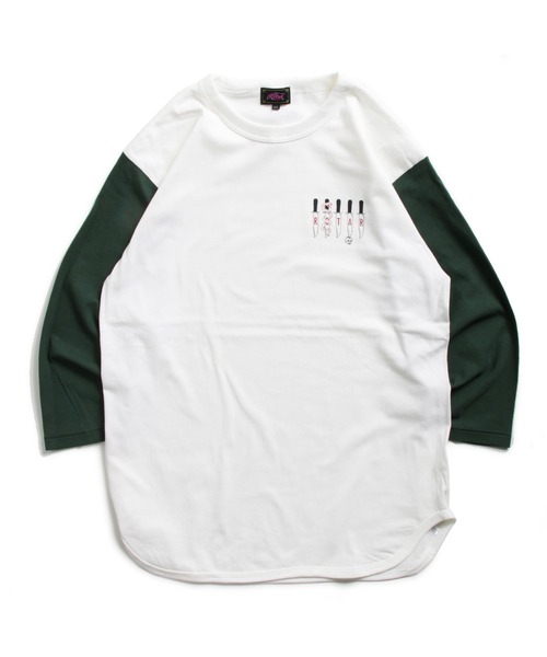 ROTAR(ローター)の「SSK BB Tee(Tシャツ/カットソー・メンズ・ホワイト×レッド/ホワイト×グリーン/グレー系その他・LARGE/MEDIUM/X-LARGE/SMALL)」の2枚目の写真