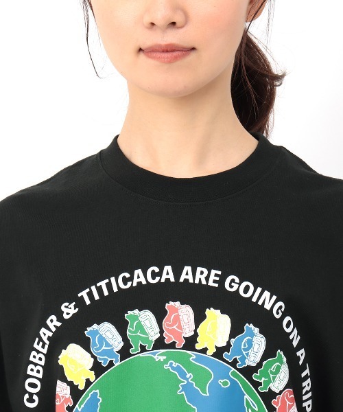 COBMASTER(コブマスター)の「COBMASTER コラボ ワールドサークルベアーTシャツ【ユニセックス】(Tシャツ/カットソー・メンズ・ブラック/ホワイト・MEDIUM/LARGE)」の15枚目の写真