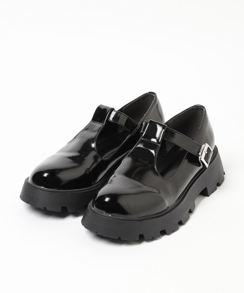 Heather（ヘザー）の「Tストラップボリュームソールシューズ　179615（その他シューズ・レディース・ブラック・M/L）」の14枚目の写真