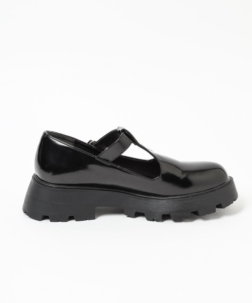 Heather（ヘザー）の「Tストラップボリュームソールシューズ　179615（その他シューズ・レディース・ブラック・M/L）」の8枚目の写真