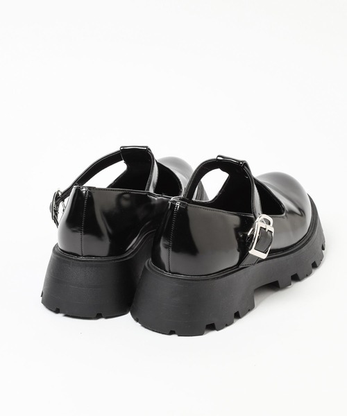 Heather（ヘザー）の「Tストラップボリュームソールシューズ　179615（その他シューズ・レディース・ブラック・M/L）」の6枚目の写真