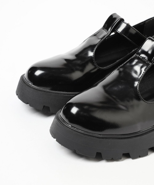 Heather（ヘザー）の「Tストラップボリュームソールシューズ　179615（その他シューズ・レディース・ブラック・M/L）」の5枚目の写真