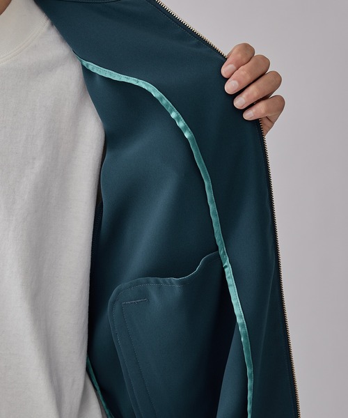 Lui's（ルイス）の「ドレープスイングトップ(シャツブルゾン)（ブルゾン・メンズ・ダークグリーン/ブラック・FREE）」の12枚目の写真