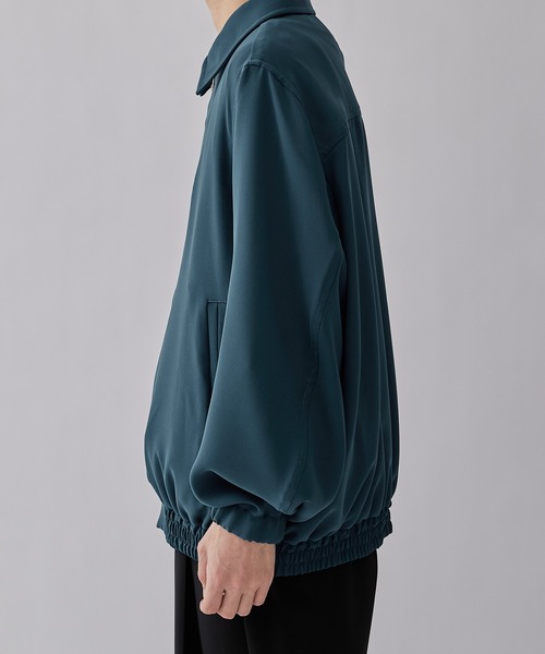 Lui's（ルイス）の「ドレープスイングトップ(シャツブルゾン)（ブルゾン・メンズ・ダークグリーン/ブラック・FREE）」の6枚目の写真