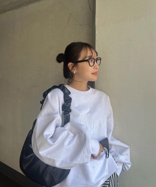 y/m by 村岡美里(イムバイムラオカミサト)の「ドローコードショルダーBAG(ショルダーバッグ・レディース・ブラック/ブラウン/アイボリー・FREE)」の12枚目の写真