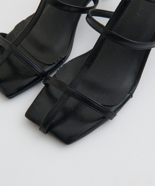 natural couture（ナチュラルクチュール）の「細ヒモレディサンダル（サンダル・レディース・カーキ/ブラック/ベージュ・MEDIUM/LARGE）」の14枚目の写真