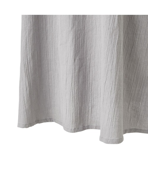 Francfranc（フランフラン）の「楊柳ラッフル ワンピース グレー（ルームウェア/パジャマ・レディース・グレー・FREE）」の2枚目の写真