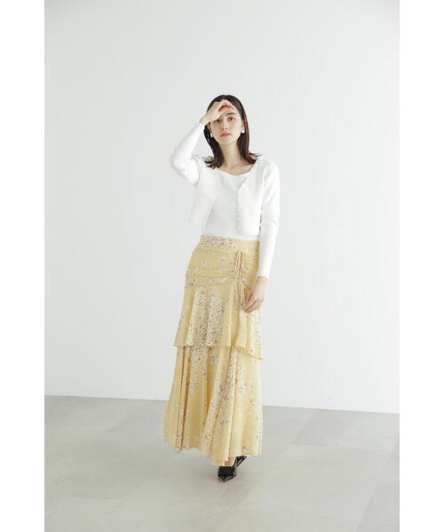 JILL STUART（ジルスチュアート）の「◆カラーベーシックリブカーディガン（カーディガン/ボレロ・レディース・ホワイト/ブラック/レッド/イエロー・FREE）」の12枚目の写真