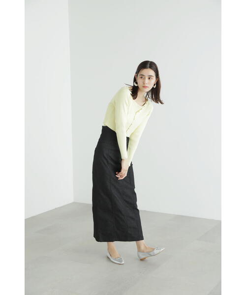 JILL STUART（ジルスチュアート）の「◆カラーベーシックリブカーディガン（カーディガン/ボレロ・レディース・ホワイト/ブラック/レッド/イエロー・FREE）」の19枚目の写真