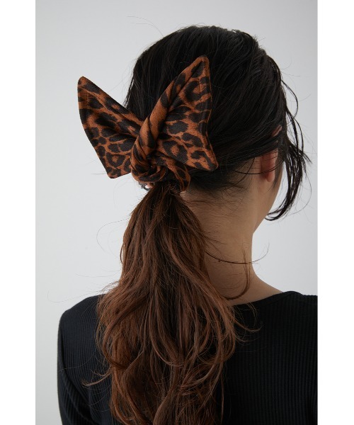 AZUL by moussy（アズールバイマウジー）の「DEFT BAND（ヘアゴム・レディース・ブラウン系その他/ブラック/アイボリー・FREE）」の3枚目の写真