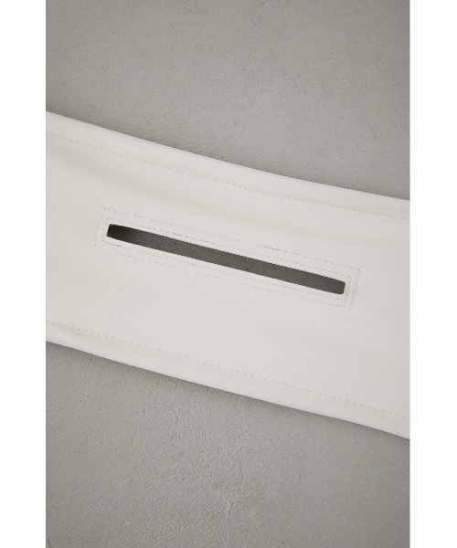 AZUL by moussy（アズールバイマウジー）の「DEFT BAND（ヘアゴム・レディース・ブラウン系その他/ブラック/アイボリー・FREE）」の7枚目の写真