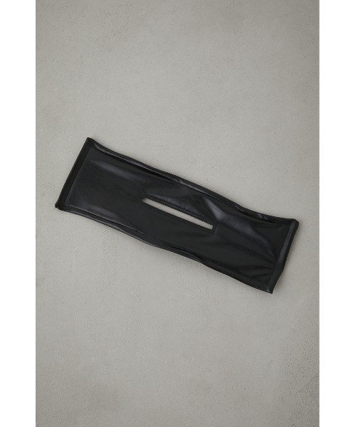 AZUL by moussy（アズールバイマウジー）の「DEFT BAND（ヘアゴム・レディース・ブラウン系その他/ブラック/アイボリー・FREE）」の10枚目の写真