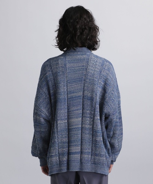HARE（ハレ）の「メランジスカシアミシャツニット(HARE)（ニット 