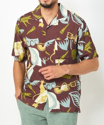 MEN'S BIGI | 1992VINTAGE MBプリントオープンカラー半袖シャツ(シャツ/ブラウス)