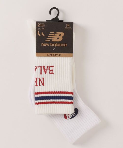 NEW BALANCE（ニューバランス）の「アンクル アンド ミドル２Pソックス（ソックス/靴下・メンズ・その他/ホワイト系その他・LARGE/MEDIUM/SMALL）」の7枚目の写真
