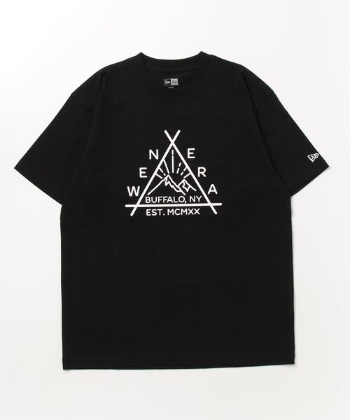 NEW ERA(ニューエラ)の「NEW ERA/ニューエラ OD SS TEE USCTN TRI SUNRISE ロゴ USコットン 半袖Tシャツ 13516312/13516313(Tシャツ/カットソー・メンズ・ホワイト/ブラック・L/XL/XXL/M)」の15枚目の写真