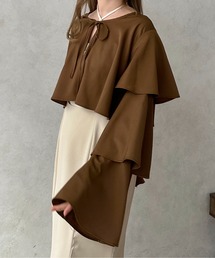 apres jour clair | 【apres jour clair】2WAYティアードボレロブラウス【ZOZOTOWN限定アイテム】(シャツ/ブラウス)