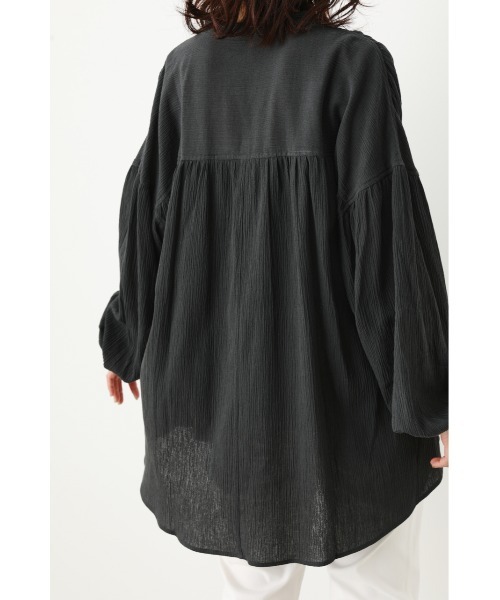 RODEO CROWNS WIDE BOWL（ロデオクラウンズワイドボウル）の「Color スモックブラウス（シャツ/ブラウス・レディース・チャコールグレー/アイボリー/オレンジ・FREE）」の11枚目の写真