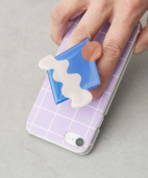 BIRTHDAY BAR(バースデイバー)の「【SALAH】Smartphone Case iPhoneSE / iPhone13対応(スマホケース/カバー・レディース・ピンク/マルチ/ホワイト/パープル・1/2)」の3枚目の写真