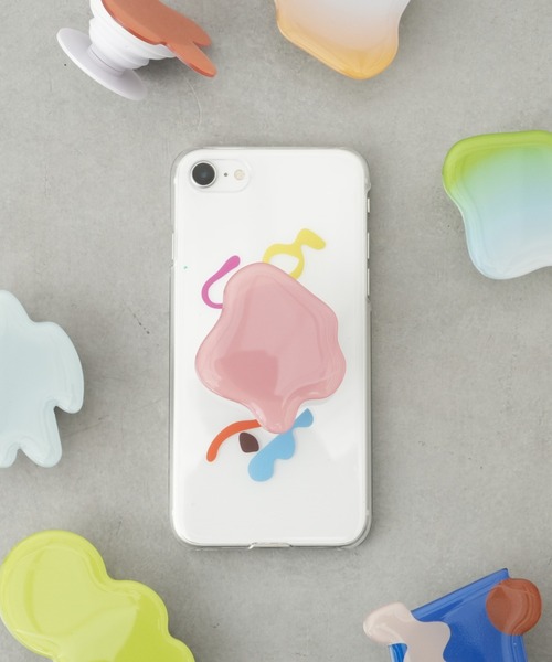 BIRTHDAY BAR(バースデイバー)の「【SALAH】Smartphone Case iPhoneSE / iPhone13対応(スマホケース/カバー・レディース・ピンク/マルチ/ホワイト/パープル・1/2)」の4枚目の写真