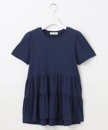 【UVケア】ティアードチュニック Tシャツ