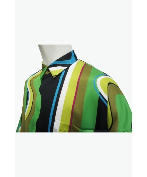 SISE(シセ)の「SISE BIG POCKET SHIRTS (PRINT)(シャツ/ブラウス・メンズ・ブラック・MEDIUM)」の5枚目の写真
