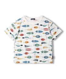 Moujonjon（ムージョンジョン）の「ルアー柄総柄半袖Ｔシャツ（Tシャツ/カットソー・キッズ）」