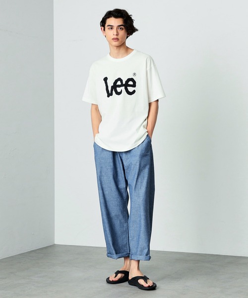 Lee（リー）の「Lee/リー Leeロゴ半袖Tシャツ（Tシャツ