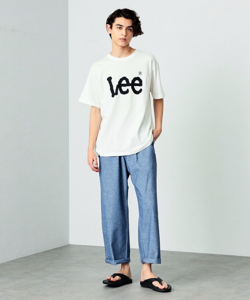 Lee（リー）の「Lee/リー Leeロゴ半袖Tシャツ（Tシャツ