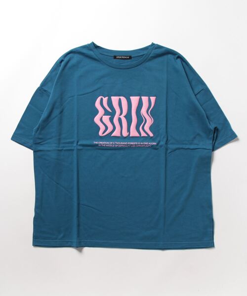 SpRay（スプレイ）の「ウェーブロゴビッグＴシャツ（Tシャツ/カットソー・レディース・ホワイト/オートミール/ブルー/ブラック・FREE）」の13枚目の写真