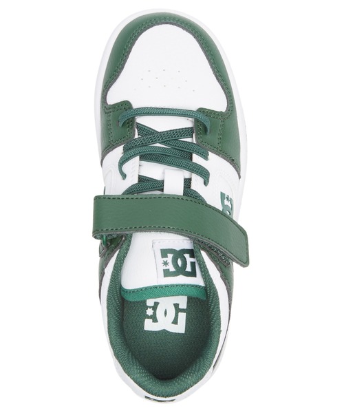 DC SHOES(ディーシーシューズ)の「Ks MANTECA 4 V SN/DCキッズスニーカー(スニーカー・キッズ・ホワイト×グリーン/ホワイト×ブラック・17cm/18cm/19cm/20cm/21cm/22cm/23cm/24cm)」の4枚目の写真