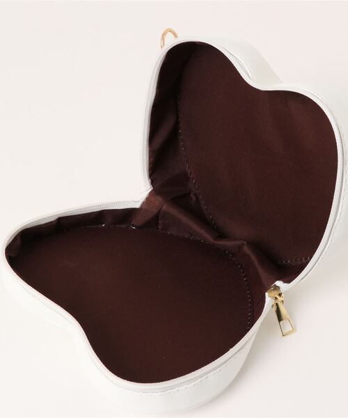 HIKA（ヒカ）の「【HIKA】ハートPUレザーショルダーBAG（ショルダーバッグ・レディース・ホワイト/ブラック/ベージュ/レッド・FREE）」の10枚目の写真