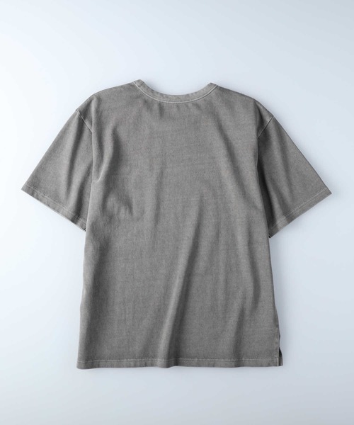 BACK NUMBER(バックナンバー)の「【BACK NUMBER】オーバーダイクルーTシャツ(Tシャツ/カットソー・メンズ・オレンジ/ターコイズブルー/ライトグレー/ブラック・L/M/XL)」の6枚目の写真