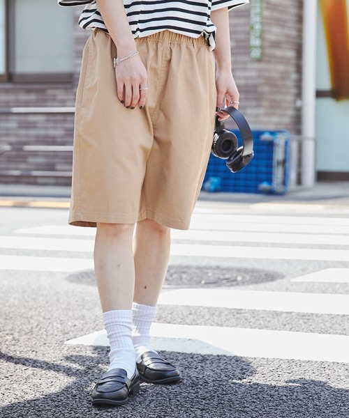 WEGO（ウィゴー）の「WEGO/チノイージーショーツ（チノパンツ・メンズ・ベージュ/ホワイト/レッド/ブラック/ダークグリーン/ブルー・SMALL/MEDIUM/LARGE）」の18枚目の写真