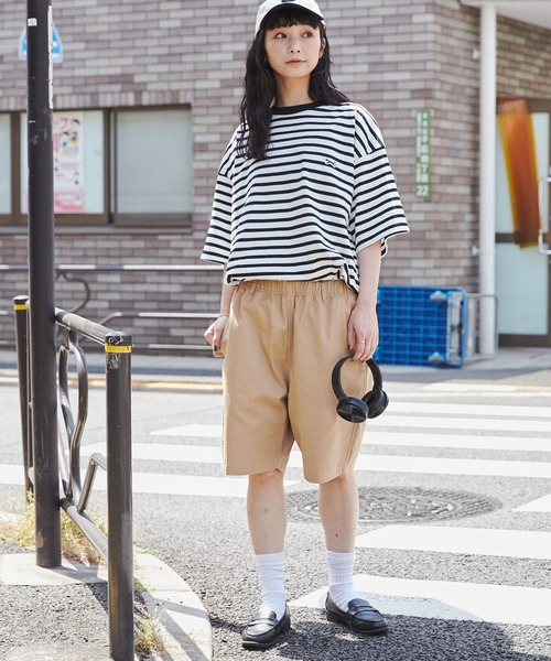 WEGO（ウィゴー）の「WEGO/チノイージーショーツ（チノパンツ・メンズ・ベージュ/ホワイト/レッド/ブラック/ダークグリーン/ブルー・SMALL/MEDIUM/LARGE）」の7枚目の写真