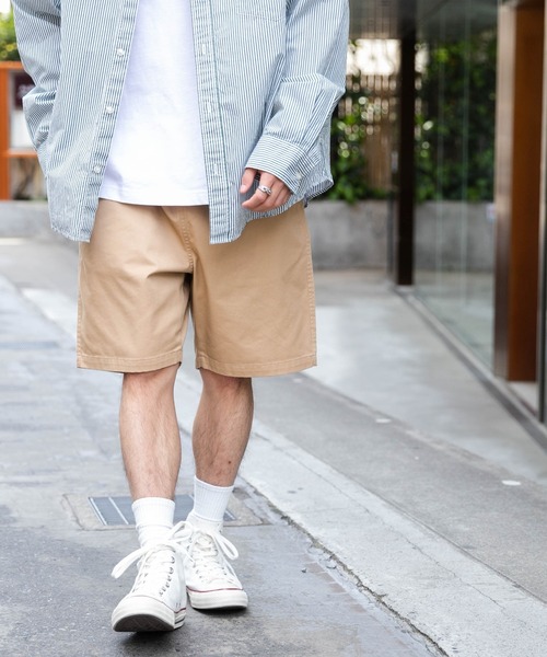 WEGO（ウィゴー）の「WEGO/チノイージーショーツ（チノパンツ・メンズ・ベージュ/ホワイト/レッド/ブラック/ダークグリーン/ブルー・SMALL/MEDIUM/LARGE）」の19枚目の写真