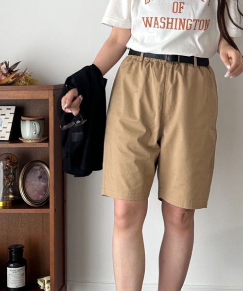 WEGO（ウィゴー）の「WEGO/チノイージーショーツ（チノパンツ・メンズ・ベージュ/ホワイト/レッド/ブラック/ダークグリーン/ブルー・SMALL/MEDIUM/LARGE）」の20枚目の写真