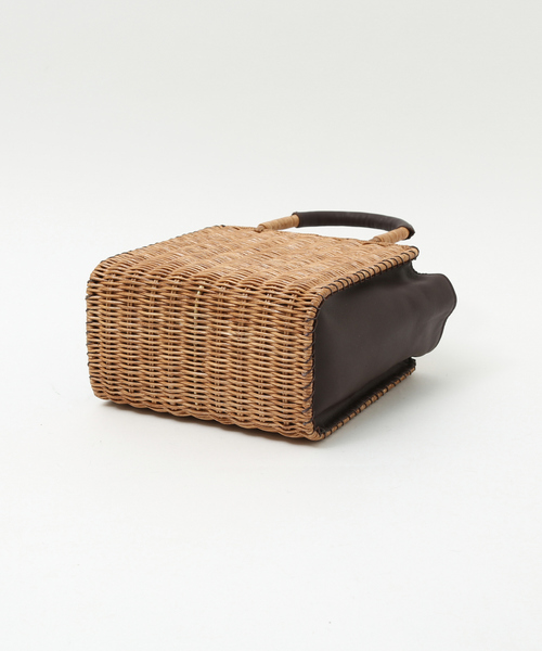 The Bagmati（ザバグマティ）の「●BAGMATI ラタンミニトート（トートバッグ・レディース・ブラック・フリー）」の5枚目の写真