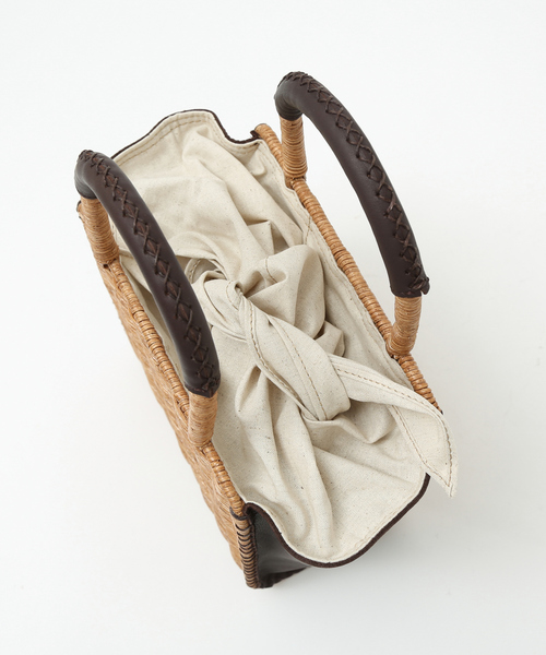 The Bagmati（ザバグマティ）の「●BAGMATI ラタンミニトート（トートバッグ・レディース・ブラック・フリー）」の10枚目の写真